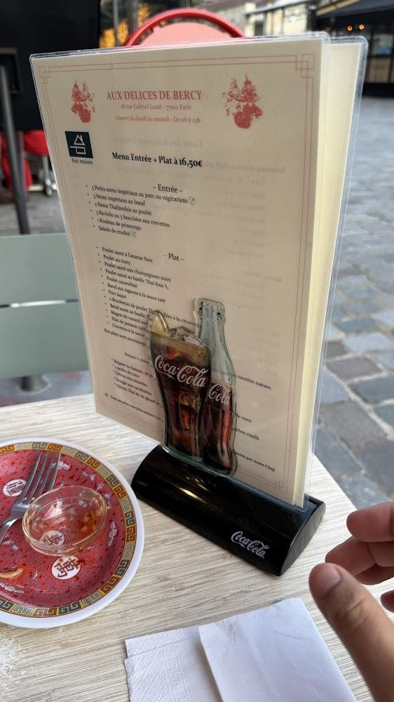 Aux Délices de Bercy - Menu Image 1