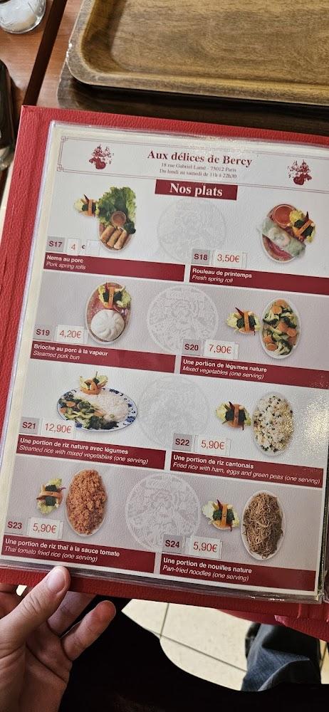 Aux Délices de Bercy - Menu Image 3